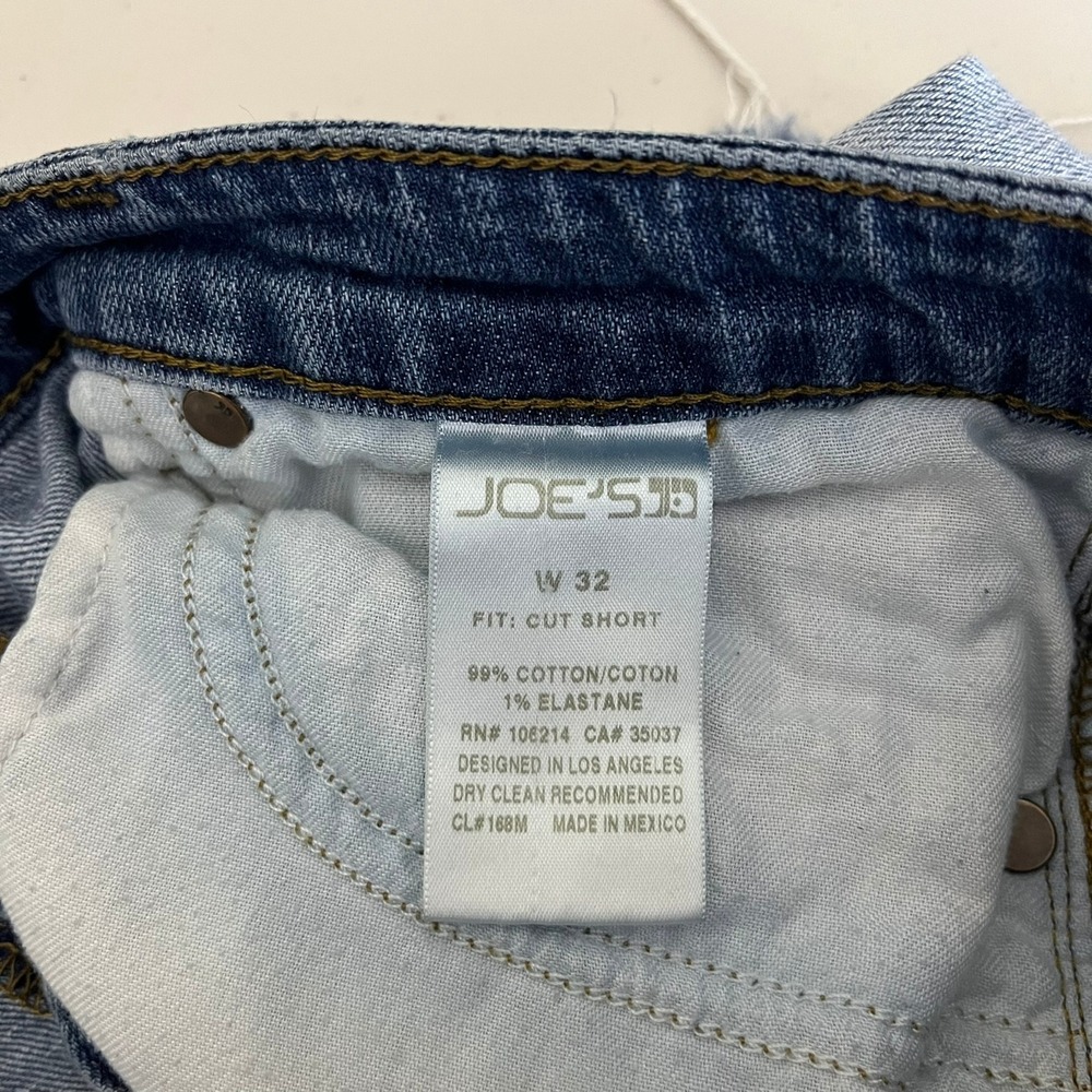 Joes Jeans Womens 32 Distressed Cut Off Denim Shorts Medium Wash Frayed Hem - Picture 4 of 13